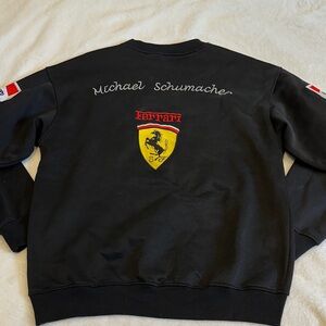 Ferrari Black Crewneck Sweater